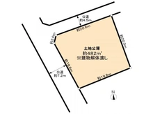 【愛知県/名古屋市瑞穂区岳見町】名古屋市瑞穂区岳見町四丁目34番1 区画図
