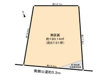 【愛知県/名古屋市天白区八幡山】名古屋市天白区八幡山土地 区画図