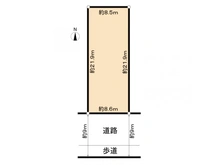 【愛知県/名古屋市天白区鴻の巣】名古屋市天白区鴻の巣2丁目土地 区画図