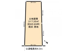 【愛知県/名古屋市昭和区向山町】名古屋市昭和区向山町3丁目土地 区画図