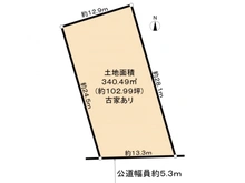 【愛知県/名古屋市千種区東明町】名古屋市千種区東明町6丁目土地 区画図