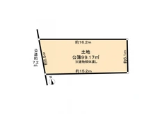 【愛知県/名古屋市昭和区鶴羽町】名古屋市昭和区鶴羽町2丁目土地 区画図