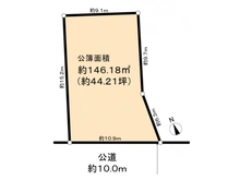 【愛知県/名古屋市天白区向が丘】名古屋市天白区向が丘1丁目土地 区画図