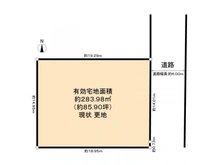 【京都府/京都市左京区永観堂西町】京都市左京区永観堂西町土地 区画図