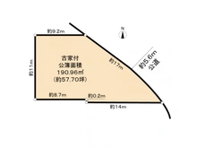 【京都府/京都市北区衣笠街道町】京都市北区衣笠街道町土地 区画図
