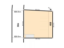 【千葉県/千葉市花見川区柏井】千葉市花見川区柏井一丁目土地 区画図