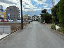 【東京都/町田市旭町】町田市旭町1丁目 土地 現地（２０２５年１０月）撮影　前面道路