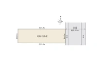 【神奈川県/大和市中央林間】大和市中央林間1丁目 土地 区画図