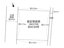 【千葉県/流山市名都借】流山市名都借 土地 区画図