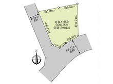 【千葉県/柏市亀甲台町】柏市亀甲台町1丁目 土地 区画図