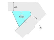 【東京都/練馬区富士見台】練馬区富士見台1丁目 土地 区画図