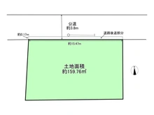 【東京都/小平市学園西町】小平市学園西町3丁目 土地 区画図