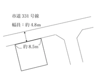【兵庫県/芦屋市平田北町】芦屋市平田北町 土地 区画図