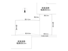 【大阪府/高槻市高西町】高槻市高西町 土地 区画図