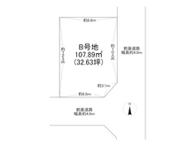 【大阪府/高槻市明野町】高槻市明野町 土地 区画図