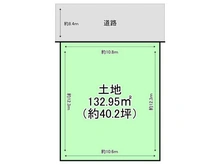 【大阪府/高槻市天神町】高槻市天神町2丁目 土地 区画図