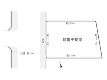【大阪府/大阪市阿倍野区天王寺町北】大阪市阿倍野区天王寺町北3丁目 土地 区画図