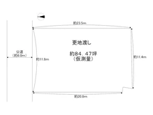 【大阪府/大阪市住吉区清水丘】大阪市住吉区清水丘1丁目 土地 区画図