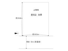 【大阪府/大阪市住吉区長居東】大阪市住吉区長居東4丁目 土地 区画図