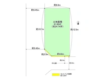 【大阪府/大阪市住吉区万代】大阪市住吉区万代5丁目 土地 区画図