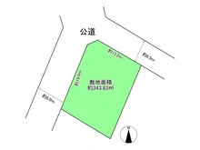 【愛知県/名古屋市天白区西入町】名古屋市天白区西入町 土地 区画図