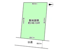 【愛知県/名古屋市天白区植田西】名古屋市天白区植田西3丁目 土地 区画図