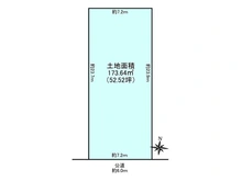 【愛知県/名古屋市名東区一社】名古屋市名東区一社4丁目 土地 区画図