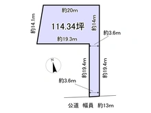 【愛知県/名古屋市瑞穂区彌富町】名古屋市瑞穂区彌富町字清水ケ岡 土地 区画図