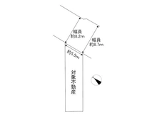 【京都府/京都市右京区太秦森ケ前町】京都市右京区太秦森ケ前町 土地 区画図