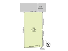 【滋賀県/大津市松本】大津市松本2丁目 土地 区画図