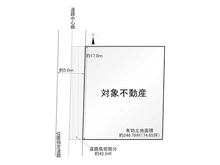 【京都府/京都市西京区松室追上ゲ町】京都市西京区松室追上ゲ町 土地 区画図