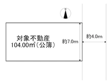 【京都府/京都市南区西九条西柳ノ内町】京都市南区西九条西柳ノ内町 土地 区画図