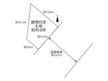 【京都府/京都市伏見区納所北城堀】京都市伏見区納所北城堀 土地 区画図