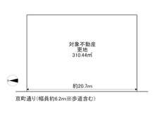 【京都府/京都市伏見区京町南7丁目】京都市伏見区京町南7丁目 土地 区画図