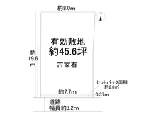 【京都府/京都市左京区聖護院西町】京都市左京区聖護院西町 土地 区画図