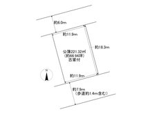 【京都府/京都市山科区勧修寺堂田】京都市山科区勧修寺堂田 土地 区画図