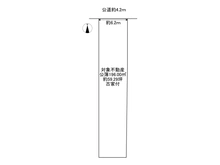 【京都府/京都市伏見区上板橋町】京都市伏見区上板橋町 土地 区画図