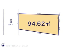 【埼玉県/さいたま市浦和区元町】さいたま市浦和区元町3丁目 土地 区画図