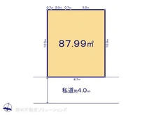 【埼玉県/さいたま市南区文蔵】さいたま市南区文蔵5丁目 土地 区画図