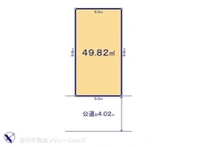 【埼玉県/さいたま市浦和区上木崎】さいたま市浦和区上木崎6丁目 土地 区画図