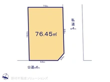 【埼玉県/さいたま市浦和区神明】さいたま市浦和区神明2丁目 土地 区画図