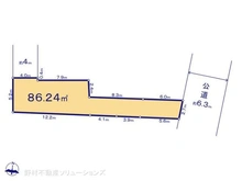 【埼玉県/さいたま市浦和区本太】さいたま市浦和区本太4丁目 土地 区画図