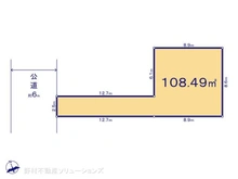 【埼玉県/さいたま市南区根岸】さいたま市南区根岸3丁目 土地 区画図
