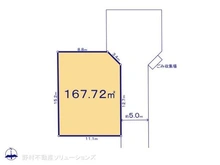 【千葉県/松戸市古ケ崎】松戸市古ケ崎3丁目 土地 区画図