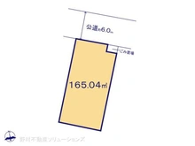 【千葉県/柏市大室】柏市大室 土地 区画図