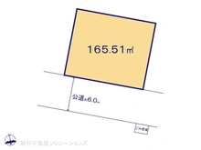 【千葉県/柏市大室】柏市大室 土地 区画図