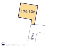 【千葉県/柏市大室】柏市大室 土地 区画図