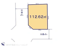 【千葉県/柏市みどり台】柏市みどり台2丁目 土地 区画図