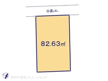 【千葉県/柏市豊四季】柏市豊四季 土地 区画図