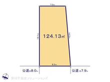 【千葉県/松戸市小金原】松戸市小金原7丁目 土地 区画図
